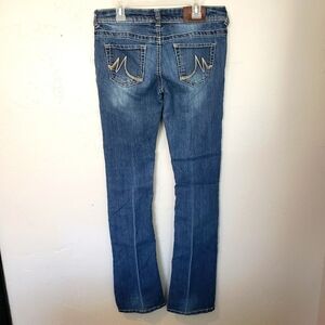 Maurices Jeans Denim Medium Wash Bootcut 1/2 Long